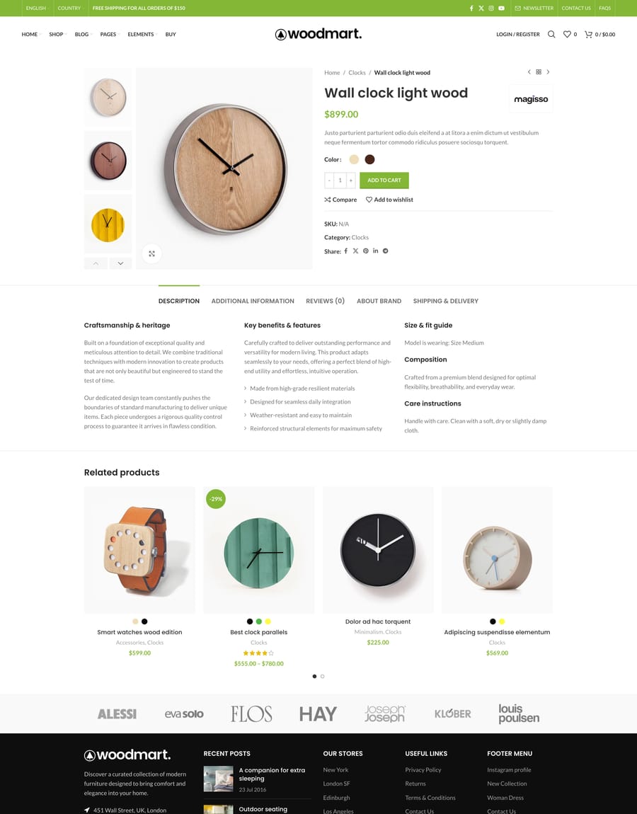 Basic Product page