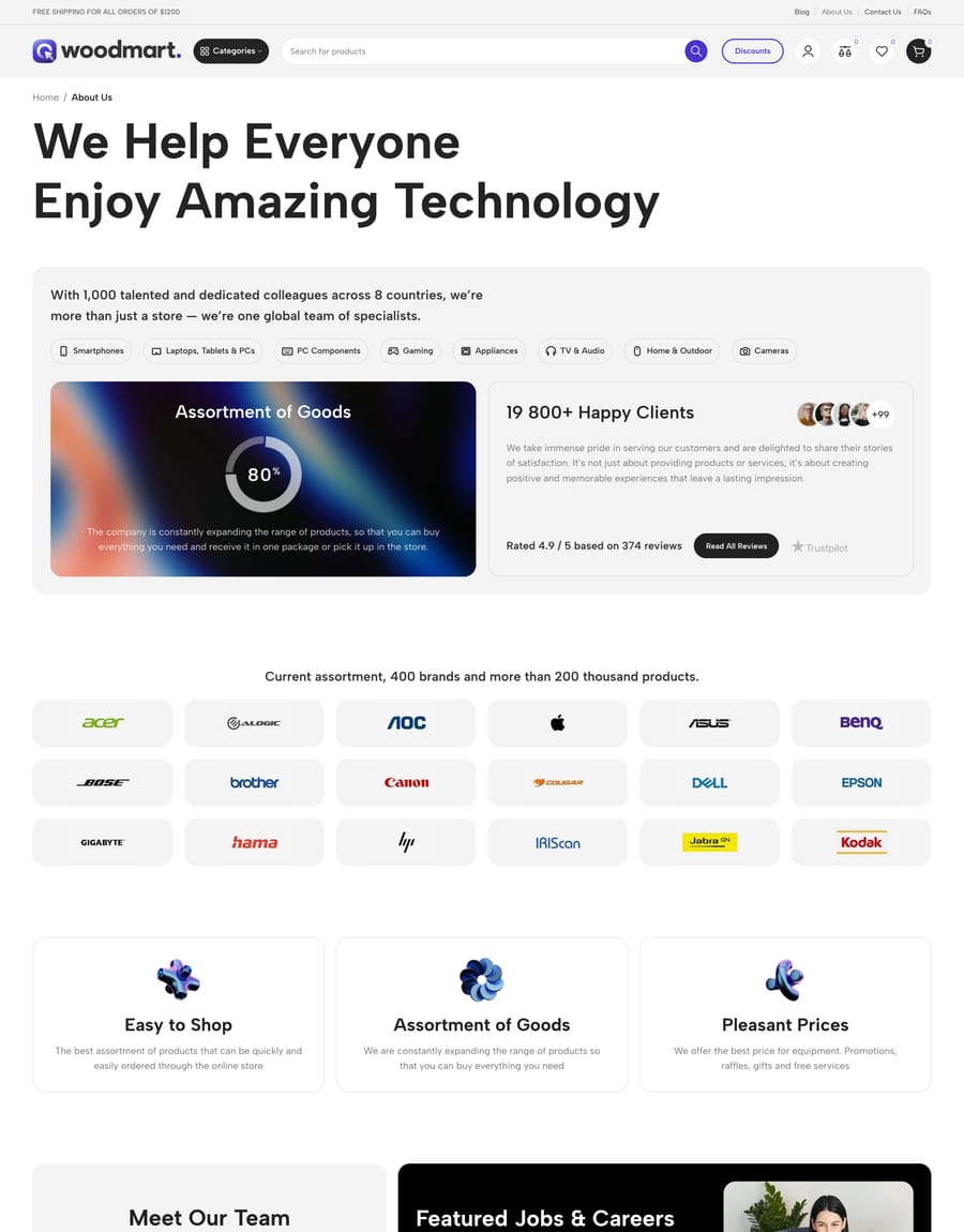 Electronics 3 About us page