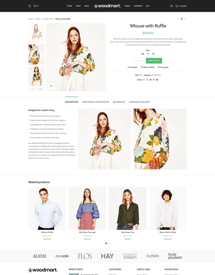 Fashion Color Product page