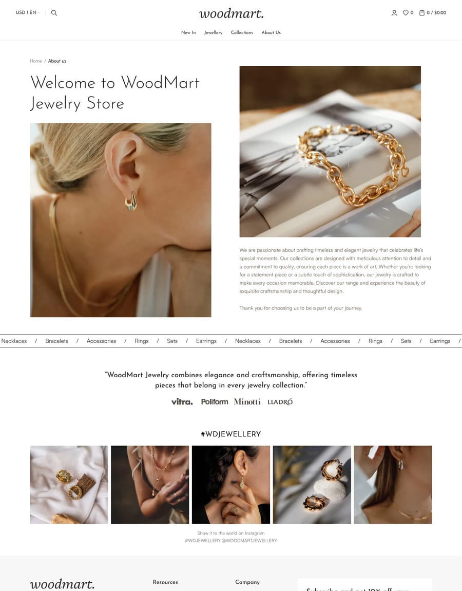 Jewellery 2 About us page