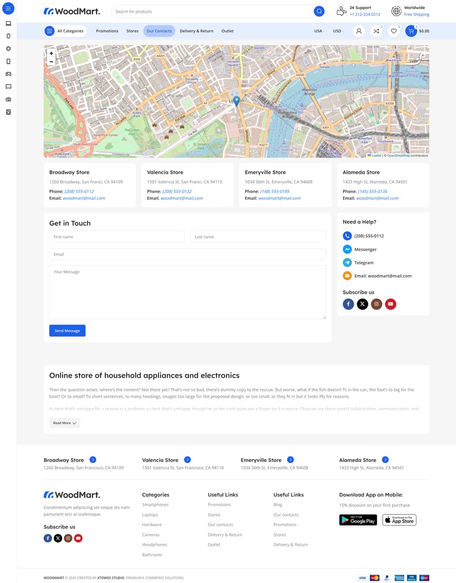 Mega Electronics Our contacts page